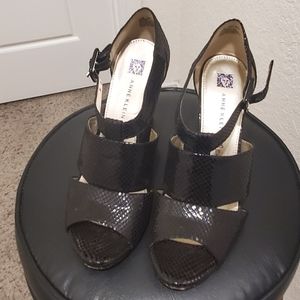 Anne Klein strappy Heels